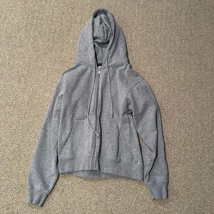 Grey Brandy Melville Christy Hoodie (size small)